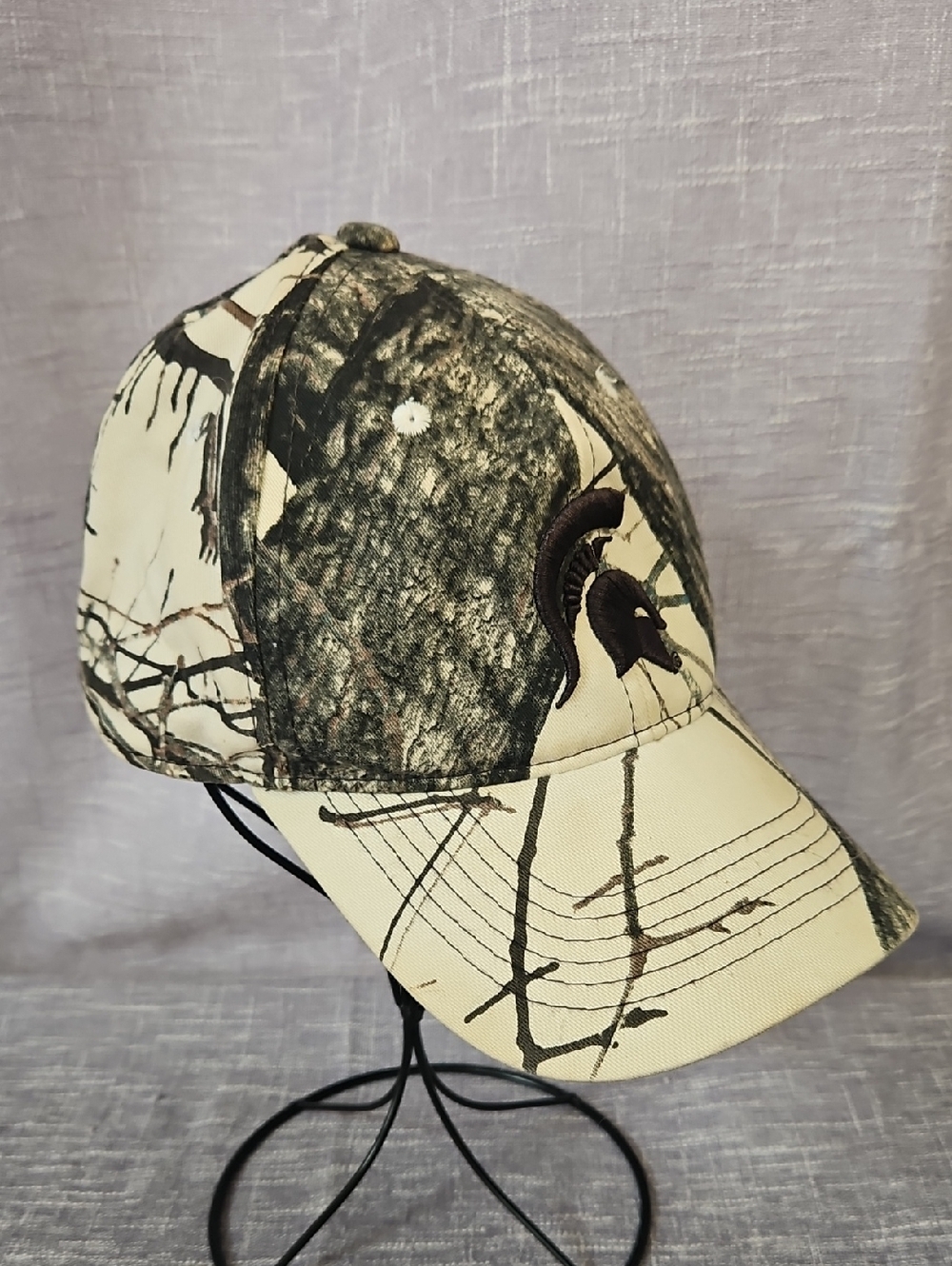 Camo MSU Baseball Cap